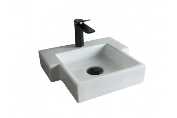Подвесная раковина Gid N9320 39.5х35.5 белая прямоугольная, цвет белый