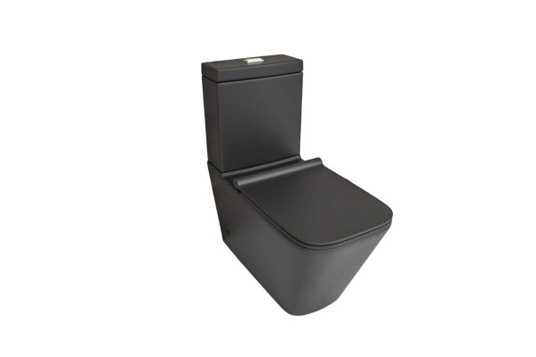 Напольный унитаз Gid Tr2170BM микролифт черный, прямоугольный, 35x63.5 см