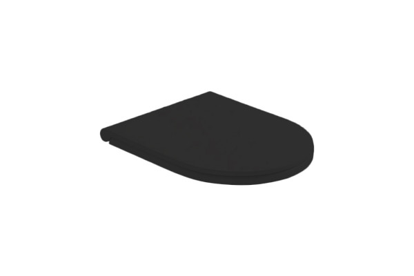 GLOBO Forty3 Сиденье быстросъемное для унитаза FOS04/FOS06/FO003 duroplast цвет nero opaco/хром микролифт FOR22AR/cr