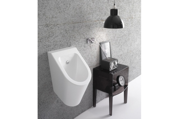 Писсуар Globo Forty3 FO029.BI белый, внутренний подвод воды, 34x37x57 см