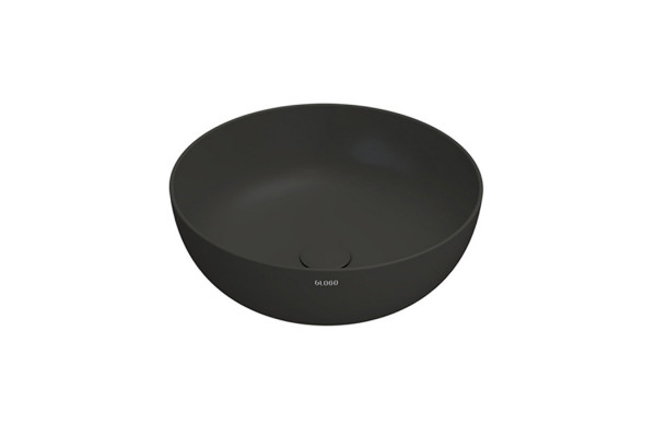 GLOBO T-Edge Раковина-чаша на столешницу d45 H 16 см без отв под смеситель цвет smoke B6T45.SK