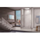 Душевая дверь в нишу Good Door Antares WTW-130-C-CH раздвижная, стекло прозрачное