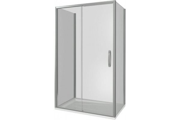 Душевой уголок Good Door Antares WTW+SP+SP 140х90х90х195 см прямоугольный, двери раздвижные