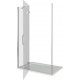 Душевая дверь в нишу Good Door Saturn WTW-120-C-CH-L распашная, стекло прозрачное