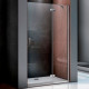Душевая дверь в нишу Good Door Saturn WTW-130-C-CH-R распашная, стекло прозрачное