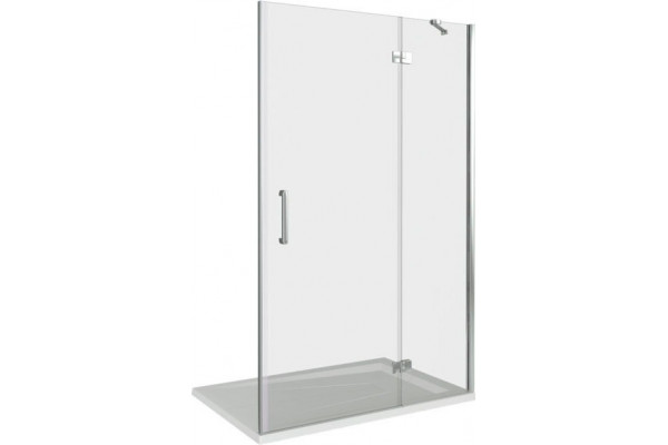 Душевая дверь в нишу Good Door Saturn WTW-130-C-CH-R распашная, стекло прозрачное