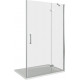 Душевая дверь в нишу Good Door Saturn WTW-130-C-CH-R распашная, стекло прозрачное