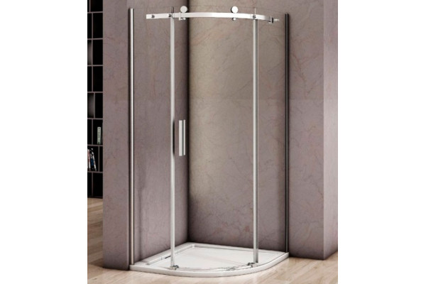 Душевой уголок Good Door Altair R-90-C-CH четверть круга, двери раздвижные