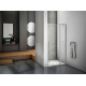Душевая дверь в нишу Good Door Mokka WTW-140-C-WE 140 см распашная, стекло прозрачное