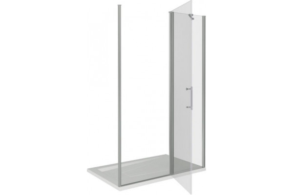 Душевая дверь в нишу Good Door Mokka WTW-140-C-WE 140 см распашная, стекло прозрачное