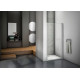 Душевая дверь в нишу Good Door Mokka DR-100-C-WE 100 см распашная, стекло прозрачное
