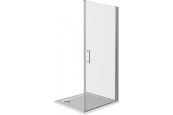 Душевая дверь в нишу Good Door Mokka DR-100-C-WE 100 см распашная, стекло прозрачное