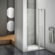 Душевая дверь в нишу Good Door Mokka WTW-130-C-WE 130 см распашная, стекло прозрачное