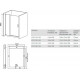 Душевая дверь в нишу Good Door Mokka WTW-130-C-WE 130 см распашная, стекло прозрачное