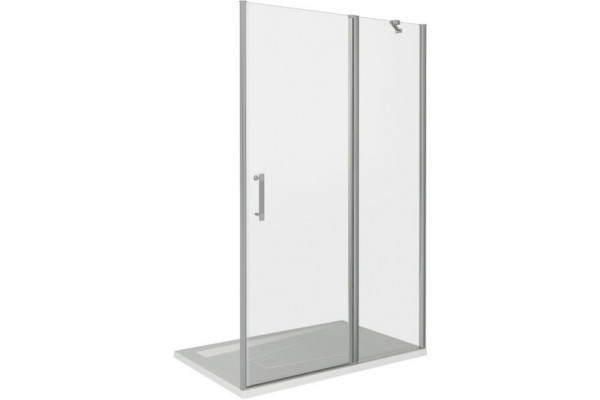 Душевая дверь в нишу Good Door Mokka WTW-130-C-WE 130 см распашная, стекло прозрачное