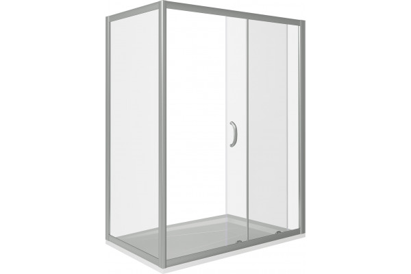 Душевой уголок Good Door Infinity WTW+SP-C-CH 140x80 прямоугольный, двери раздвижные