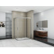 Душевой уголок Good Door Infinity WTW+SP-C-CH 130x80 прямоугольный, двери раздвижные