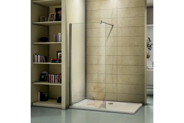 Душевая перегородка Good Door Walk in SP-110-C-CH 110х195 стекло прозрачное, профиль хром