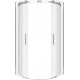 Душевой уголок Good Door Galaxy R-TD-100-C-B четверть круга, двери раздвижные