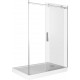 Душевая дверь в нишу Good Door Galaxy WTW-110-C-B профиль черный раздвижная, стекло прозрачное