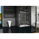 Душевая дверь в нишу Good Door Galaxy WTW-150-C-CH профиль хром раздвижная, стекло прозрачное