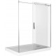 Душевая дверь в нишу Good Door Galaxy WTW-140-C-B профиль черный раздвижная, стекло прозрачное