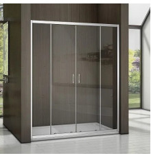 Душевая дверь в нишу Good Door Latte WTW-TD-150-C-WE раздвижная, стекло прозрачное
