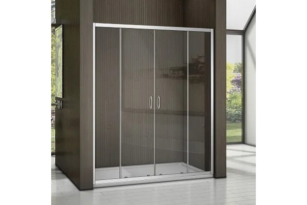 Душевая дверь в нишу Good Door Latte WTW-TD-150-C-WE раздвижная, стекло прозрачное