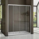 Душевая дверь в нишу Good Door Latte WTW-TD-150-C-WE раздвижная, стекло прозрачное