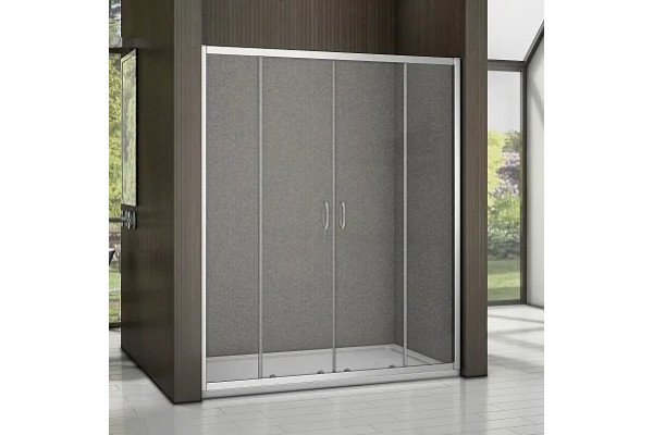 Душевая дверь в нишу Good Door Latte WTW-TD-170-G-WE раздвижная, стекло рифленое
