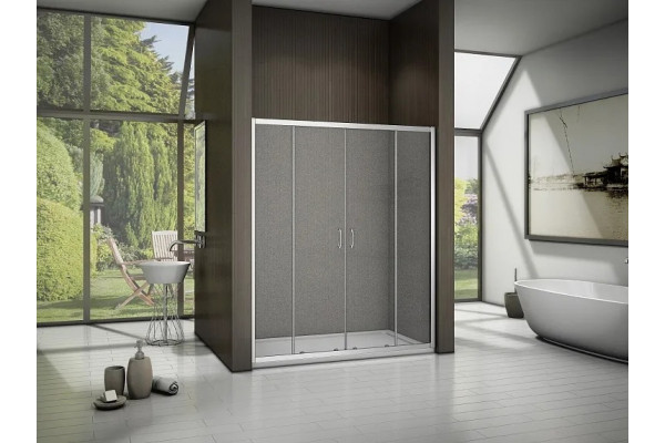 Душевая дверь в нишу Good Door Latte WTW-TD-170-G-WE раздвижная, стекло рифленое