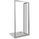 Душевая дверь в нишу Good Door Infinity SD-80-C-CH складная, стекло прозрачное