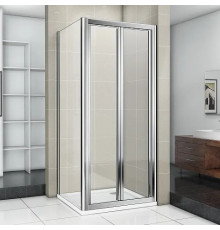 Душевой уголок Good Door Infinity SD+SP 80х80 квадратный, двери складные