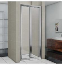 Душевая дверь в нишу Good Door Infinity SD-100-C-CH складная, стекло прозрачное