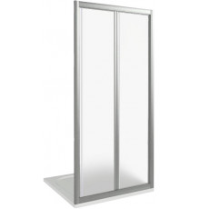 Душевая дверь в нишу Good Door Infinity SD-100-G-CH складная, стекло матовое