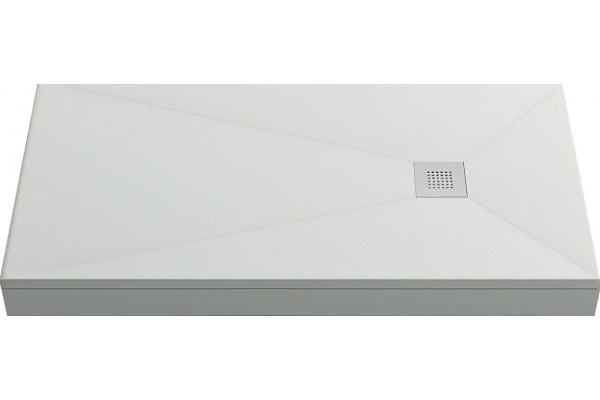 Поддон для душа Good Door Essentia 120х80, с ножками и экраном, прямоугольный, низкий
