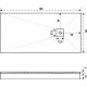 Поддон для душа Good Door Essentia 120х80, с ножками и экраном, прямоугольный, низкий