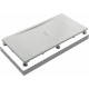 Поддон для душа Good Door Flow 120x80, с ножками и экраном, прямоугольный, низкий