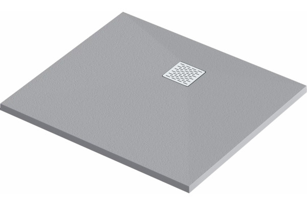 Поддон для душа Good Door Essentia 80x90 графит прямоугольный, низкий