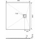 Поддон для душа Good Door Essentia 90x100 белый прямоугольный, низкий
