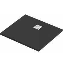 Поддон для душа Good Door Essentia 80x100 черный прямоугольный, низкий