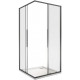 Душевой уголок Good Door Idea CR-90-C-B 90x90, профиль черный, квадратный, двери раздвижные