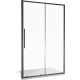 Душевая дверь в нишу Good Door Idea WTW-120-C-B 120 см, профиль черный, раздвижная, стекло прозрачное