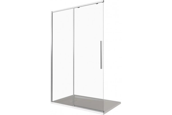 Душевая дверь в нишу Good Door Idea WTW-130-C-CH 130 см, профиль хром, раздвижная, стекло прозрачное