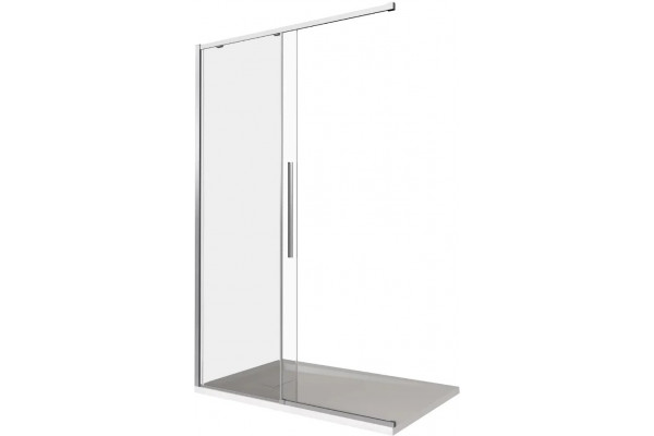 Душевая дверь в нишу Good Door Idea WTW-110-C-CH 110 см, профиль хром, раздвижная, стекло прозрачное