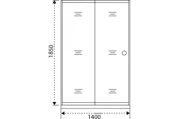 Душевая дверь в нишу Good Door Lira WTW-140-C-CH 140 см раздвижная, стекло прозрачное