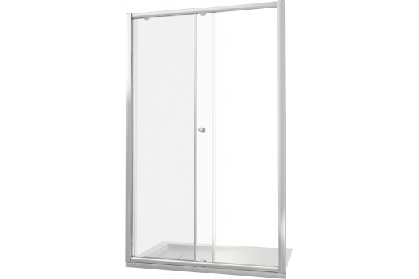 Душевая дверь в нишу Good Door Lira WTW-140-C-CH 140 см раздвижная, стекло прозрачное