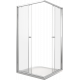 Душевой уголок Good Door Lira CR-100-C-CH 100x100 см квадратный, двери раздвижные