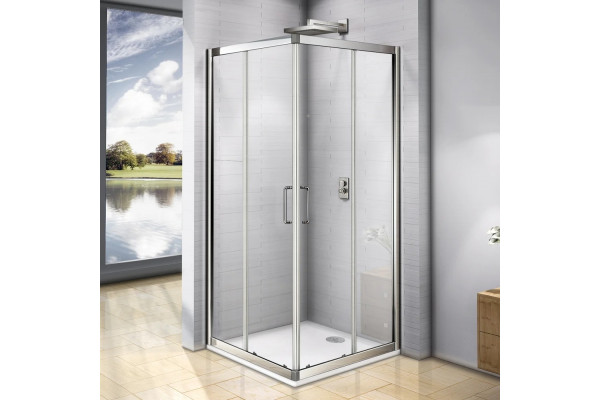 Душевой уголок Good Door Neo CR- 80-C-CH 80x80 см квадратный, двери раздвижные