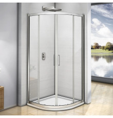 Душевой уголок Good Door Neo R-80-С-CH 80x80 см четверть круга, двери раздвижные